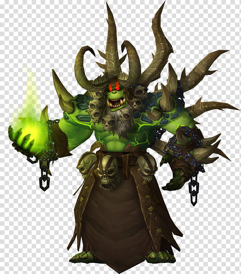 Gul dan Hulked, World of Warcraft Gul'Dan transparent background PNG clipart