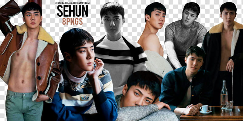 EXO Sehun Vogue transparent background PNG clipart