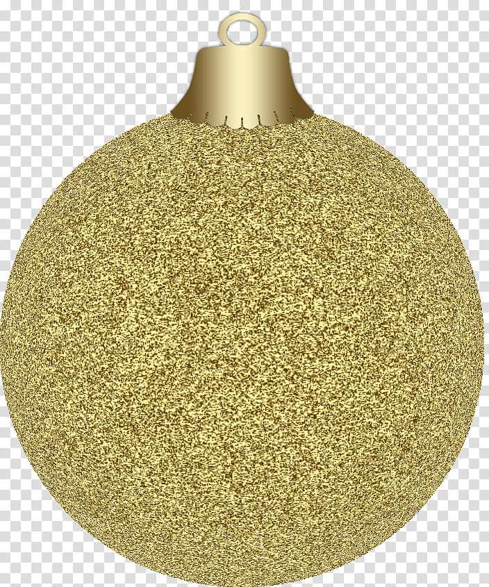 Christmas, gold glittered Christmas baubles transparent background PNG clipart