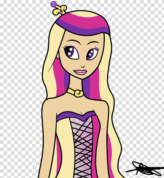 Princess Cadence Humanized, girl cartoon character illutsration transparent background PNG clipart