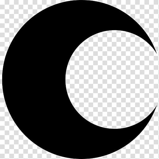 Moon Shape, Crescent, Symbol, Lunar Phase, Full Moon, Circle, Blackandwhite, Logo transparent background PNG clipart