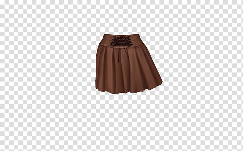 MMD Fem clothes DL, brown miniskirt transparent background PNG clipart