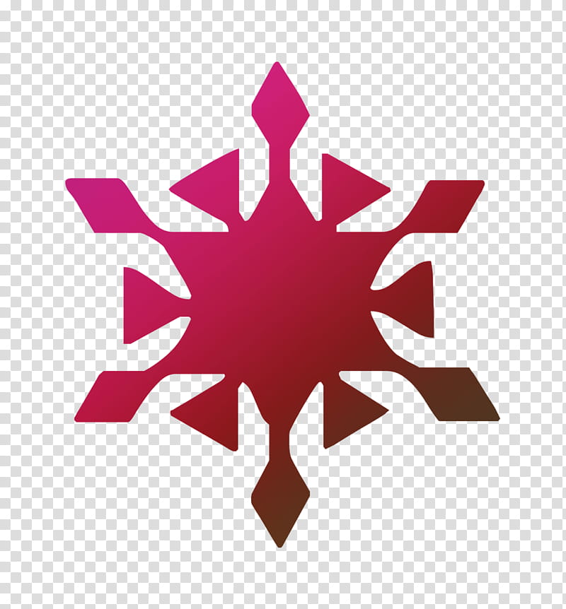 Snowflake, Wilson Bentley, Logo, Symbol, Magenta transparent background PNG clipart