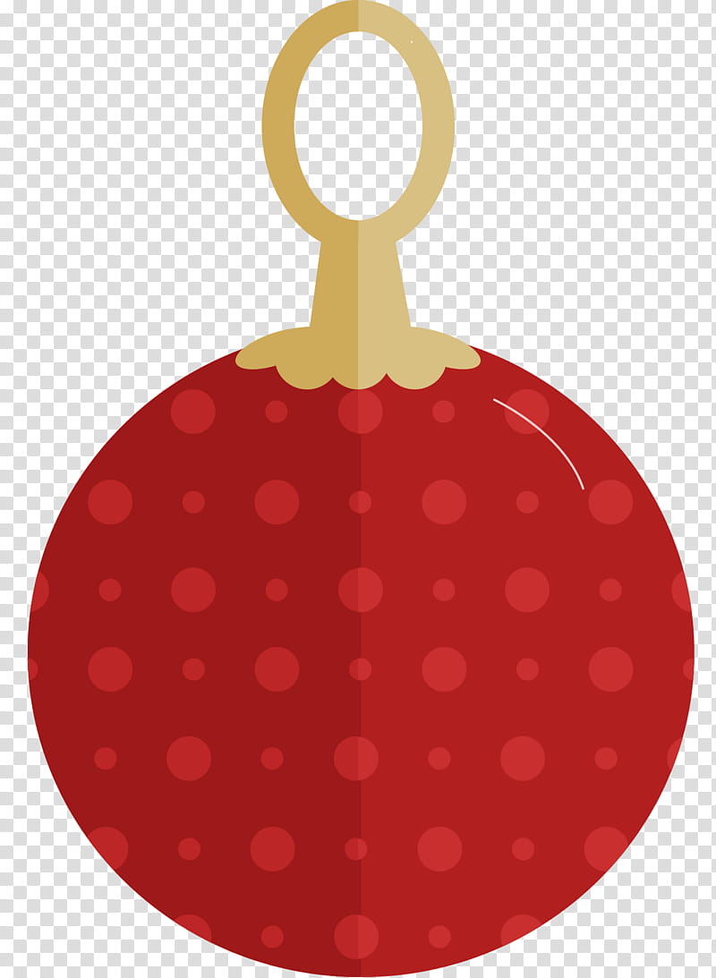christmas ball, Red, Polka Dot, Circle transparent background PNG clipart