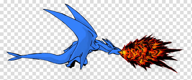 Blue Dragon Red Flame, blue dragon illustration transparent background PNG clipart