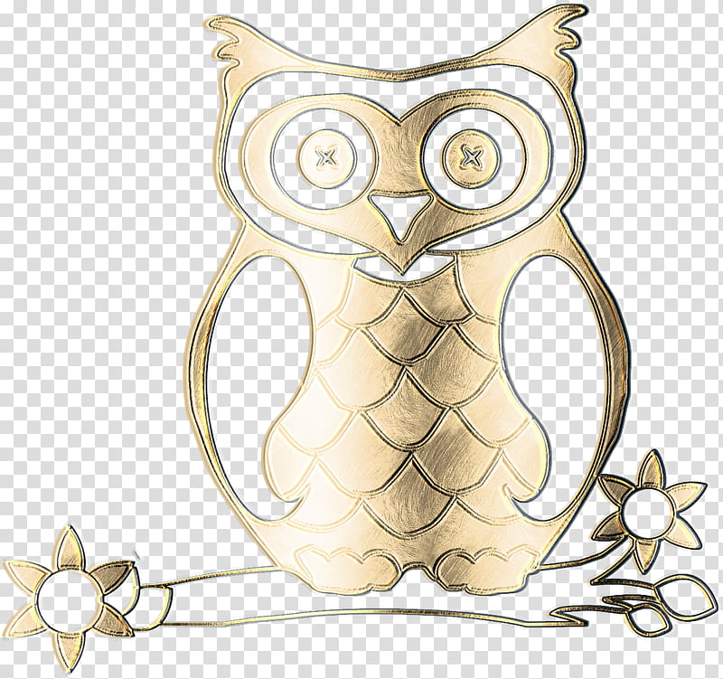 Metal Texture, Owl, Gold, Metallic Color, Barn Owl, Necklace, Bird transparent background PNG clipart
