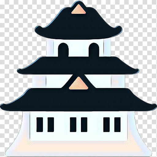 Pop Emoji, Pop Art, Retro, Vintage, Nagoya Castle, Japanese Castle, Matsumoto Castle, Matsue Castle transparent background PNG clipart