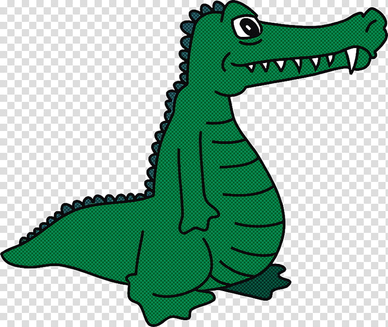 Dinosaur, Green, Alligator, Crocodile, Cartoon, Crocodilia, Animal Figure, Nile Crocodile transparent background PNG clipart