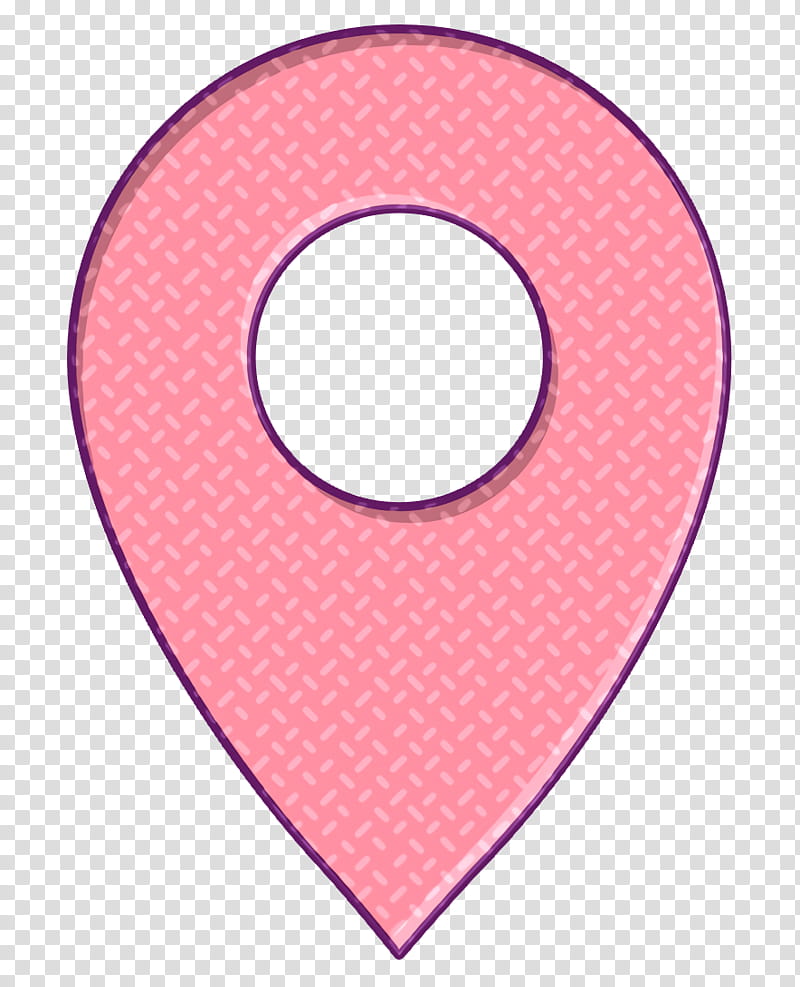 gps icon location icon map icon, Marker Icon, Pin Icon, Pink, Circle, Symbol transparent background PNG clipart