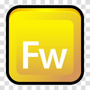 Sleek XP Software, yellow and white Fw logo illustration transparent background PNG clipart