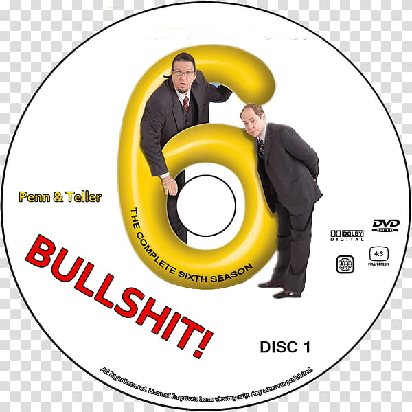 Penn and Teller BullShit S D transparent background PNG clipart