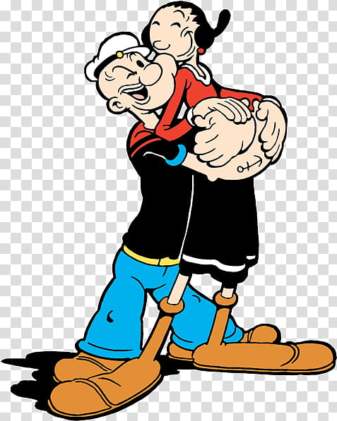 Popeye, Olive Oyl, Bluto, Popeye Village, Popeye Rush For Spinach, J Wellington Wimpy, Poopdeck Pappy, Cartoon transparent background PNG clipart