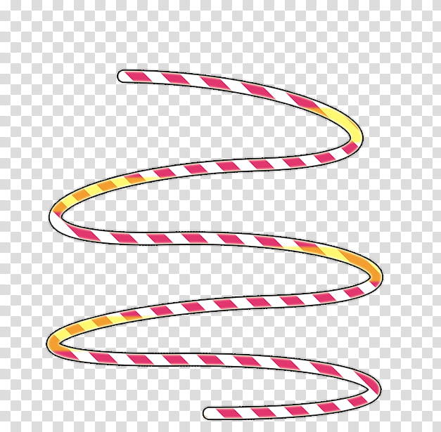 red, white, and yellow striped string cartoon transparent background PNG clipart