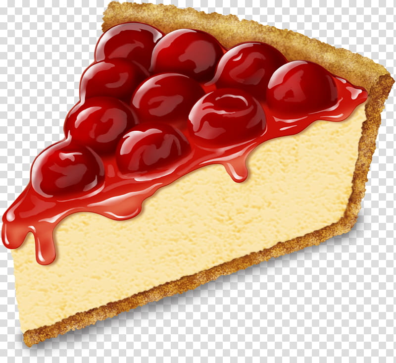 Frozen Food, Cheesecake, Cherry Pie, Tart, Cherries, Pastry, Dessert, Dish transparent background PNG clipart
