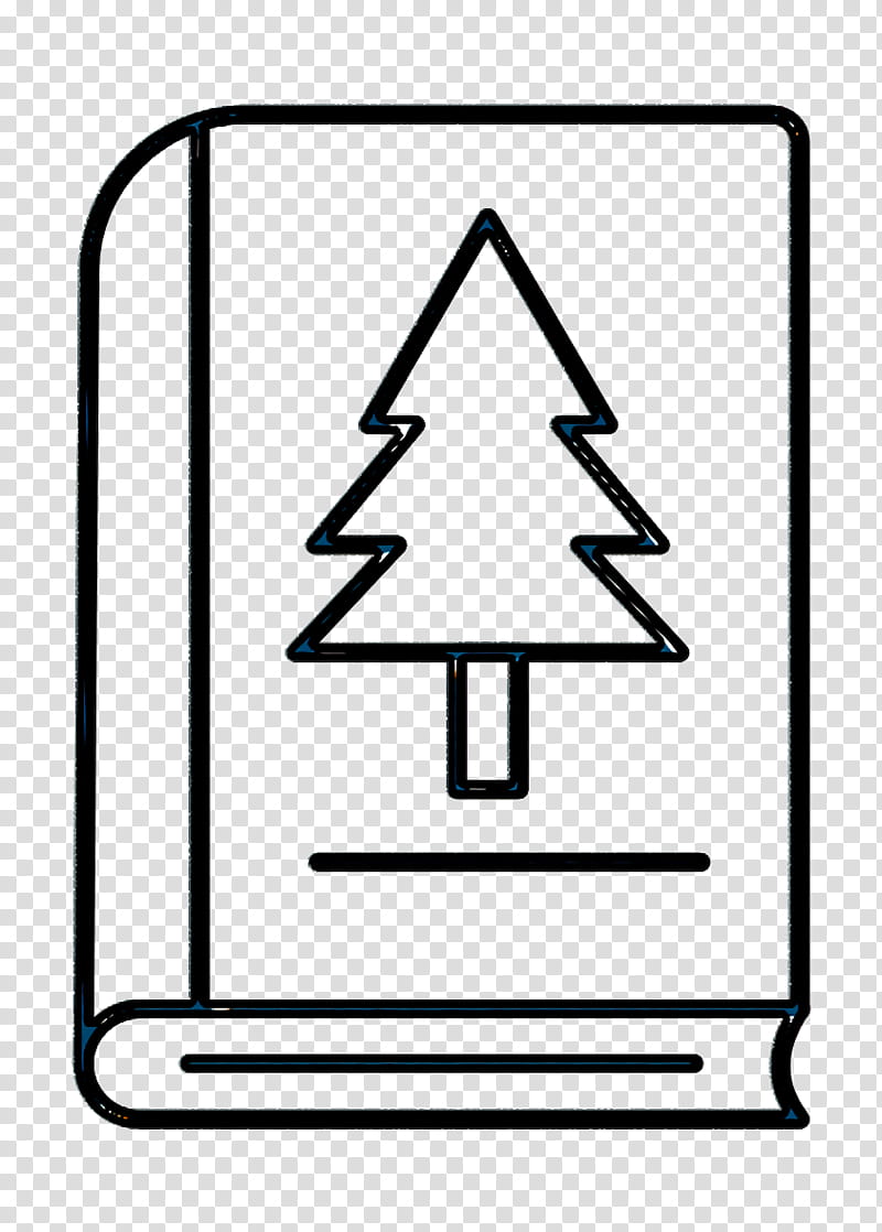 Christmas Tree Line Drawing, Book Icon, Christmas Icon, Tree Icon, Christmas Day, Pine, Fir, Arborvitae transparent background PNG clipart