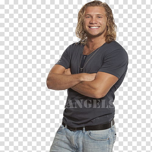 man smiling and crossing his arms transparent background PNG clipart