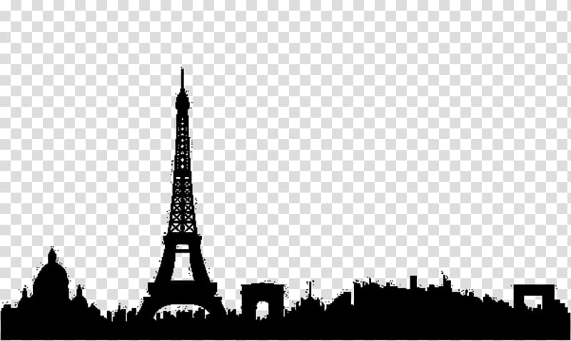 City Skyline Silhouette, Model, Drawing, Painting, Paris, Barbara Palvin, Landmark, White transparent background PNG clipart