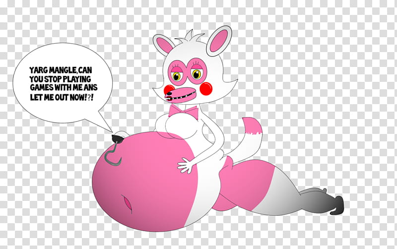 FunTime Mangle And Foxy Vore transparent background PNG clipart.