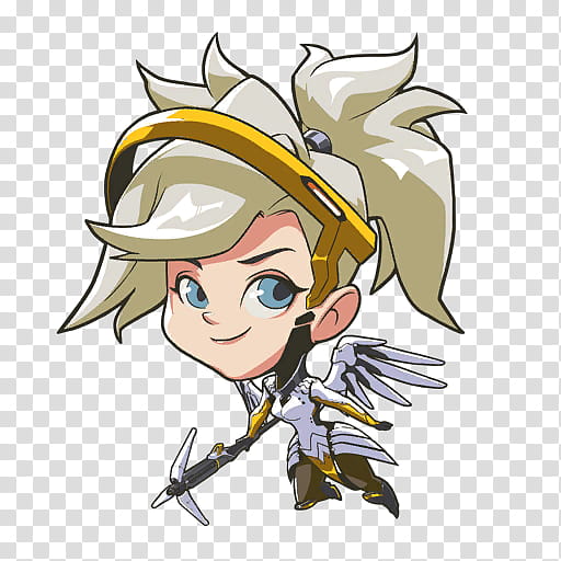 Icons Heroes Overwatch, Mercy-Ange transparent background PNG clipart