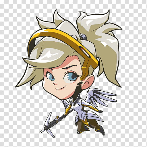 Icons Heroes Overwatch, Mercy-Ange transparent background PNG clipart ...