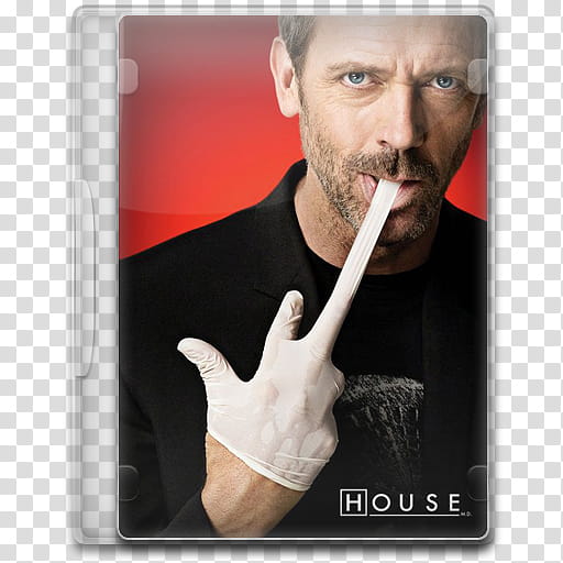 TV Show Icon , House MD, House DVD case transparent background PNG clipart