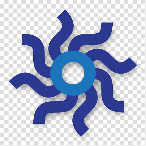 The Ends of Invention, blue sun logo transparent background PNG clipart