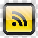 RSS Icons, , yellow and black Wifi logo transparent background PNG clipart