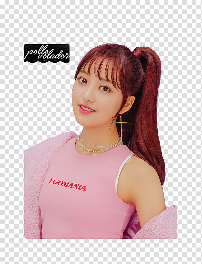 Cherry Bullet LOADING Concept, woman wearing pink sleeveless top transparent background PNG clipart