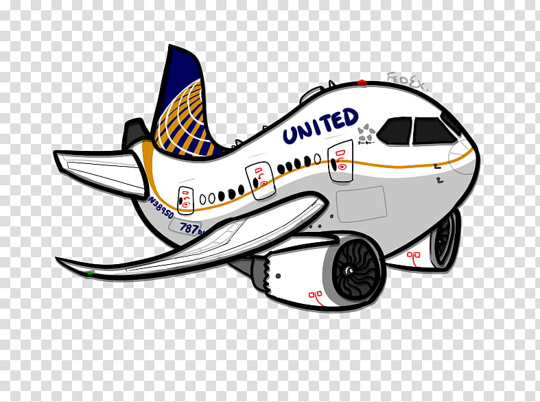 Cartoon Airplane, Propeller, Airline, Aircraft, Boeing 787 Dreamliner, United Airlines, Air Travel, Geminijets transparent background PNG clipart