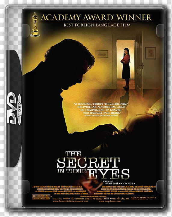 DVD Movie Case Icons, The-Secret-in-Their-Eyes transparent background PNG clipart