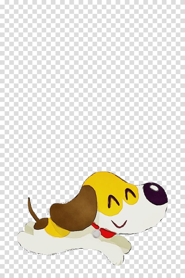 cartoon nose yellow puppy snout, Watercolor, Paint, Wet Ink, Cartoon, Dachshund, Animation, Basset Hound transparent background PNG clipart