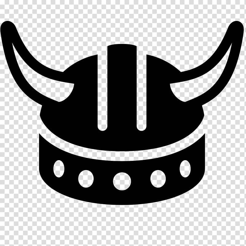 Hat, Vikings, Horned Helmet, Viking Art, Logo, Costume Hat, Blackandwhite, Headgear transparent background PNG clipart