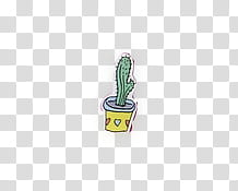 Stickers guapos, green cactus illustration transparent background PNG clipart