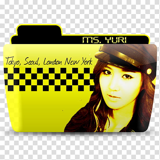 SNSD Mr Taxi Folder Icon , Yuri  transparent background PNG clipart