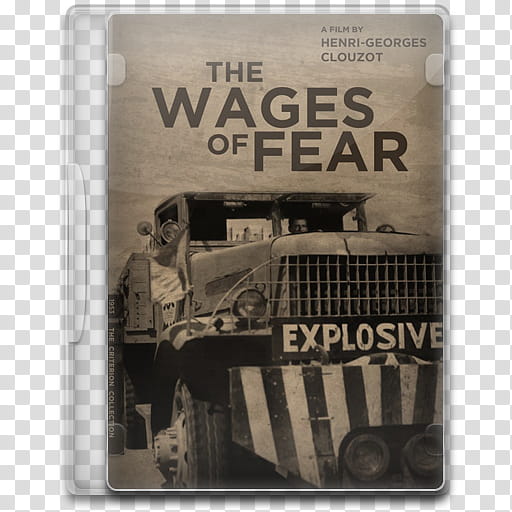 Movie Icon Mega , The Wages of Fear, The Wages of Fear DVD case transparent background PNG clipart