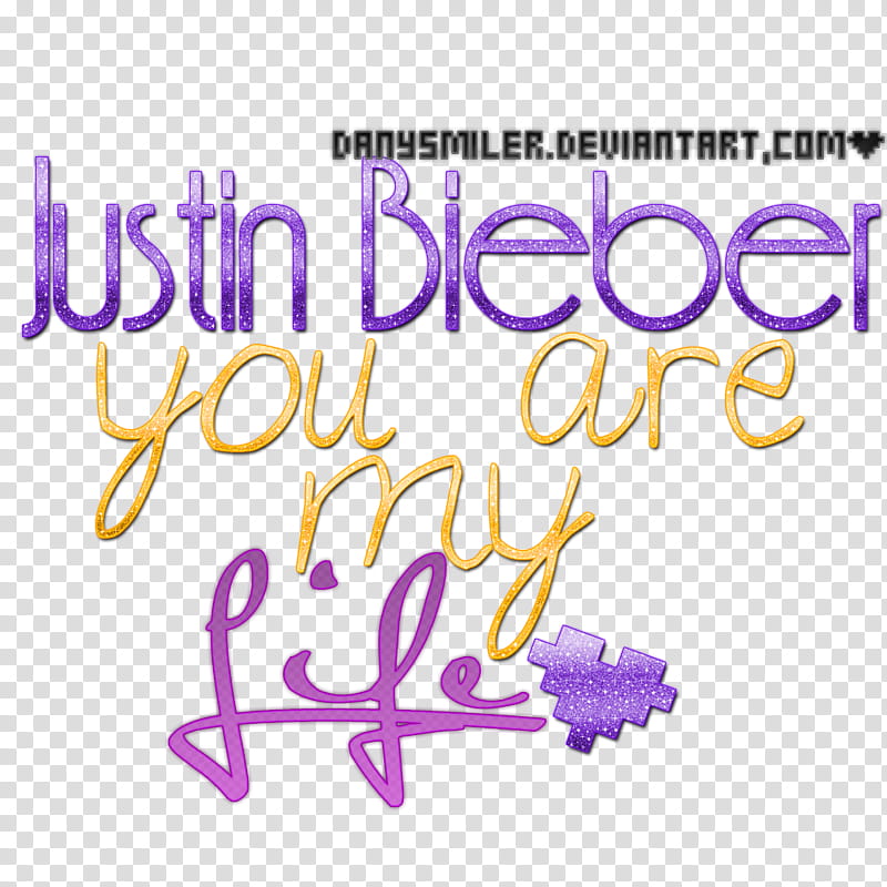 Justin Bieber You Are My Life transparent background PNG clipart