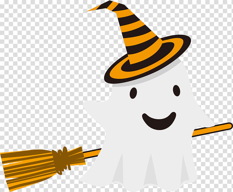 Halloween Poster, Halloween , Ghost, Festival, Cartoon, Painting, Party, Yellow transparent background PNG clipart