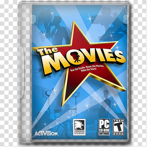 Game Icons , The-Movies, The Movies PC CD-ROM case transparent background PNG clipart