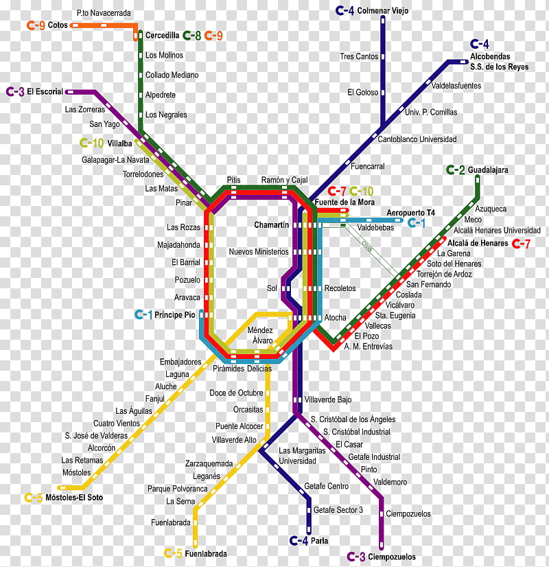 Map, Madrid Atocha Railway Station, Atocha Renfe, Train, Commuter Rail, Renfe Operadora, Train Station, Spain transparent background PNG clipart