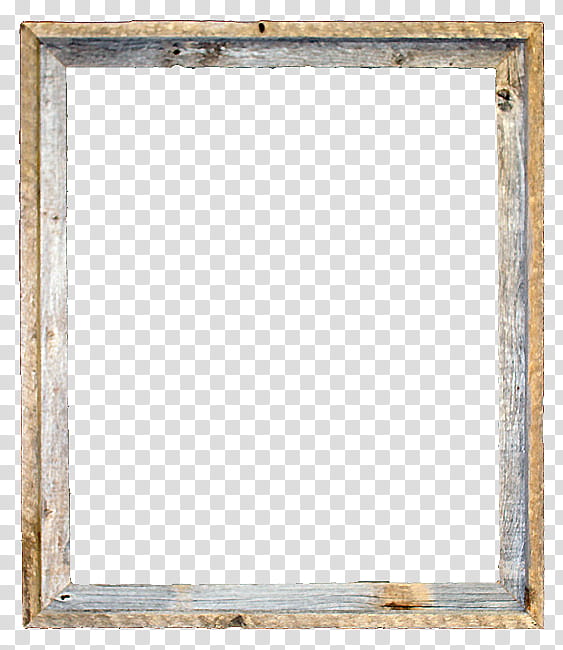 Rustic Wood Frames s, rectangular brown frame transparent background PNG clipart