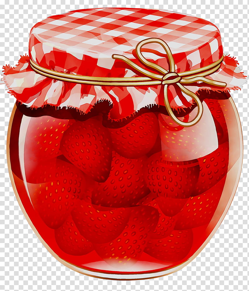 Cartoon Christmas, Jam, Food, Tin Can, Strawberry, Food Preservation, Juice, Fruit transparent background PNG clipart