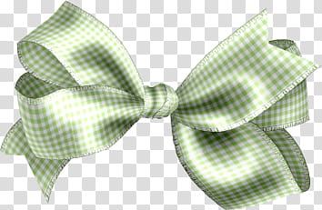 green and white checked bow transparent background PNG clipart
