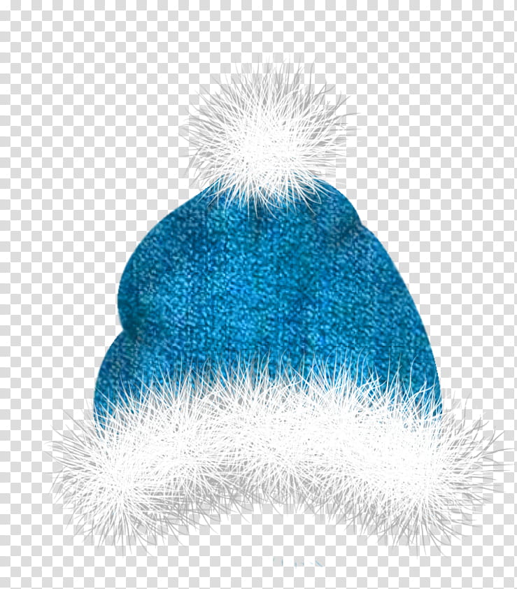 Hat, blue and white knit cap transparent background PNG clipart