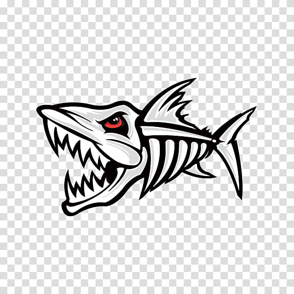 Great White Shark, Decal, Sticker, Logo, Fishing, Angling, Fishing Tackle, Bass Boat transparent background PNG clipart