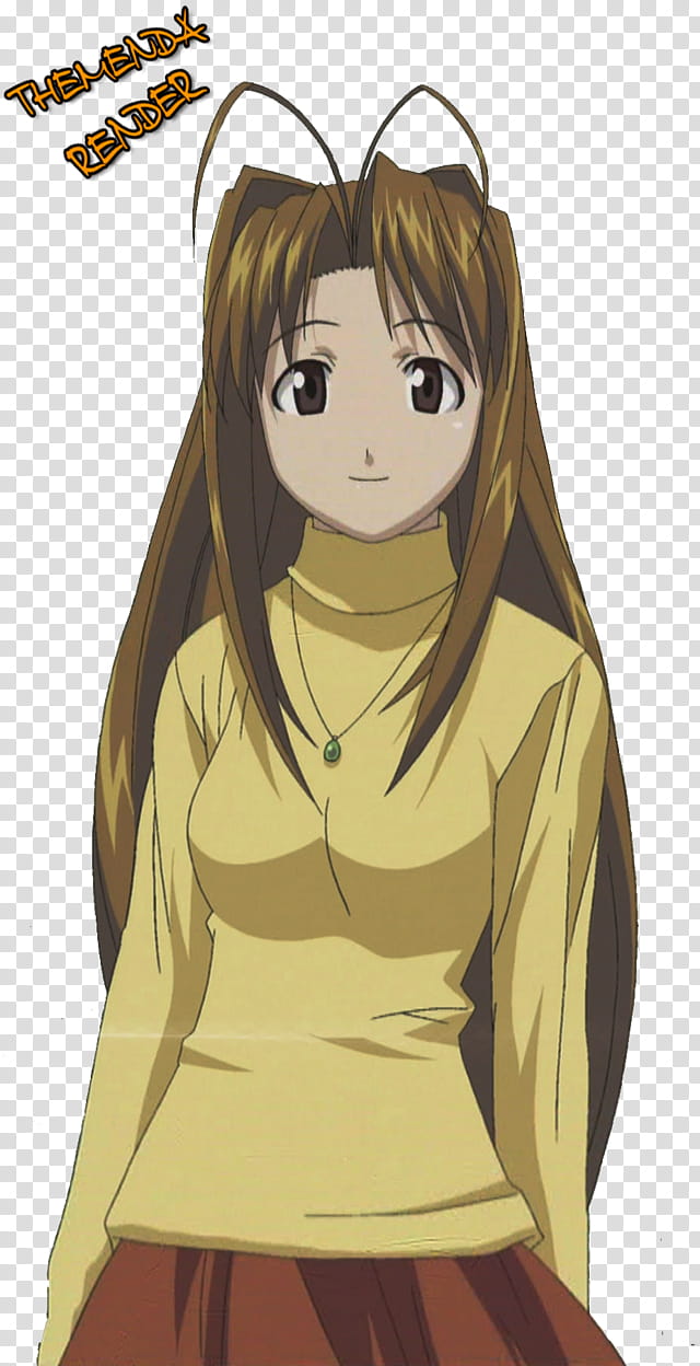 Love Hina render. Naru Narusegawa. transparent background PNG clipart