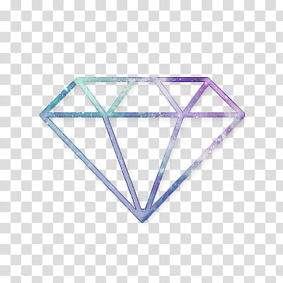 Hipster, purple and teal diamond transparent background PNG clipart