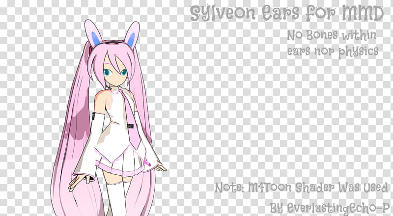 Sylveon Ears Pokemon For Mmd Transparent Background Png Clipart