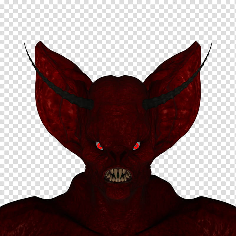DAZ D (Studio): Red Demon # (Head Shot) transparent background PNG clipart