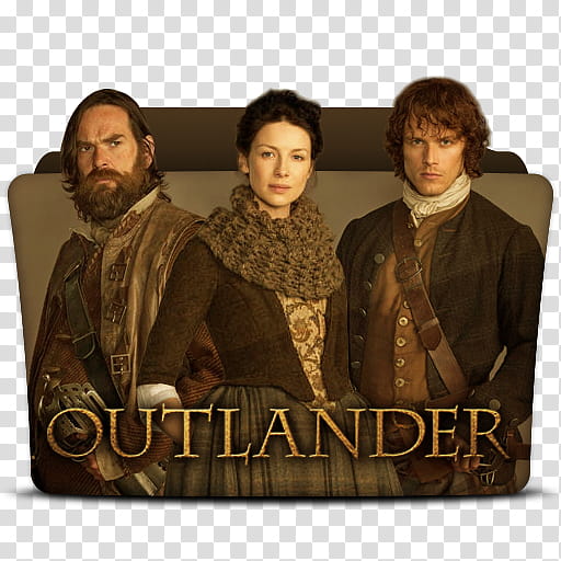 TV Series Folder Icons COMPLETE COLLECTION, outlander transparent background PNG clipart