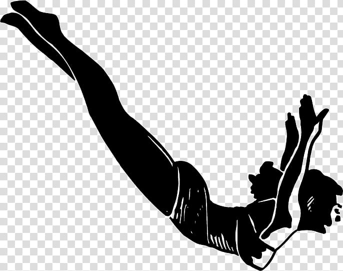 Volleyball, Drawing, Underwater Diving, Big, Silhouette, Arm, Athletic Dance Move, Elbow transparent background PNG clipart